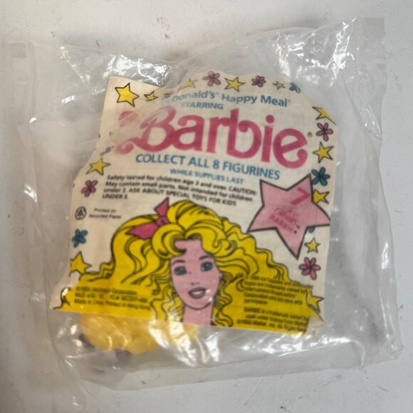 1990 McDonalds Barbie Happy Meal Toys Complete Set of 8 All Sealed Figurines Vtg - Picture 15 of 16